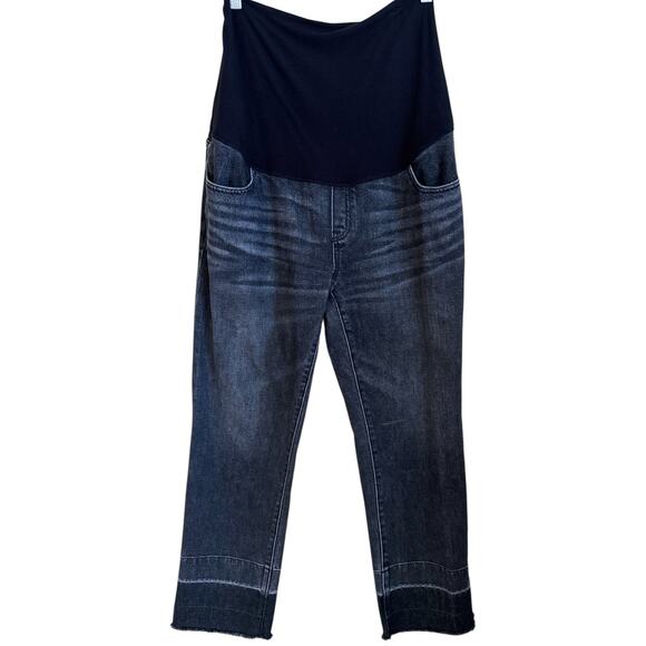HATCH Maternity The Over The Bump Straight Maternity Jean In Black Size 29 - Picture 1 of 10
